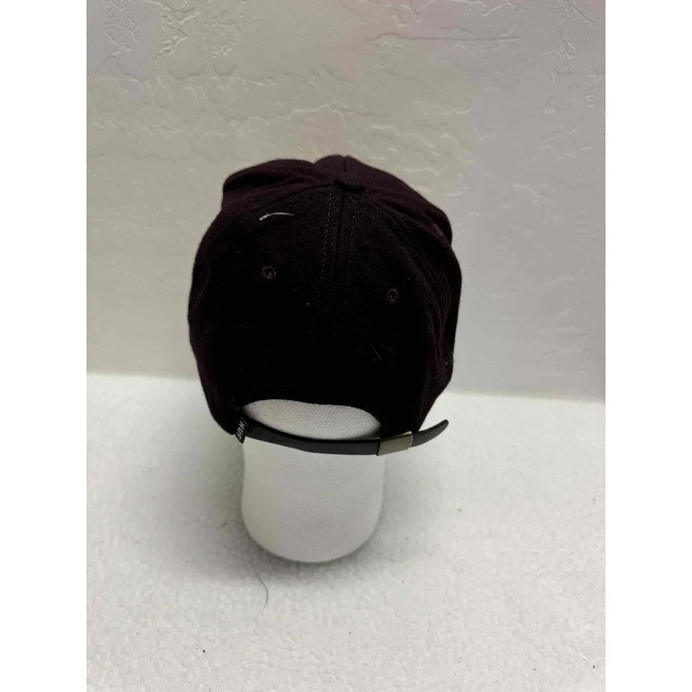 HUF Black‎ Tan Wool Blend Snapback Cap Adjustable Logo Streetwear USA Made